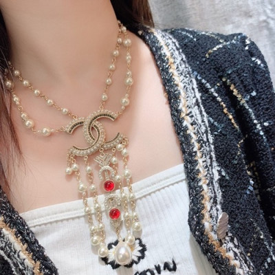 Chanel 2020 Ladies Necklace - 샤넬 2020 여성용 목걸이 ACC0336.(옐로우골드)