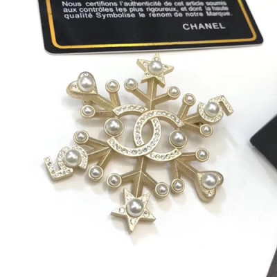 Chanel 2020 Ladies Brooch - 샤넬 2020 여성용 브로치 ACC0360.(옐로우골드)