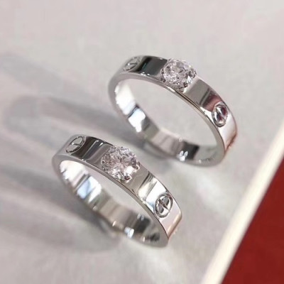 Cartier 2020 Ladies Ring - 까르띠에 2020 여성용 링 ,ACC0392.(로즈골드,실버)