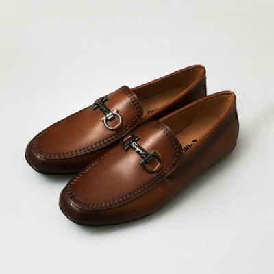 [업 신상]Ferragamo 2020 Mens Leather Loafer - 페라가모 2020 남성용 레더 로퍼  FGMS0417,Size(240 - 270).브라운