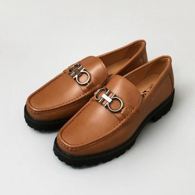 [업 신상]Ferragamo 2020 Mens Leather Loafer - 페라가모 2020 남성용 레더 로퍼  FGMS0420,Size(240 - 270).브라운