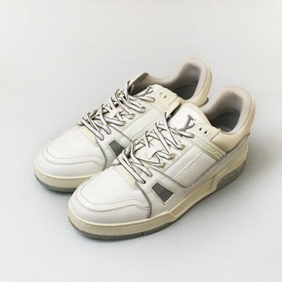 [업 신상]Louis Vuitton 2020 Mens Leather Sneakers -  루이비통 2020 남성용 레더 스니커즈 LOUS1087,Size(240 - 270).화이트