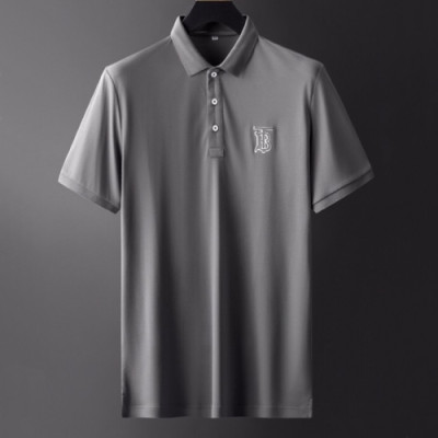 [버버리]Burberry 2020 Mens Logo Cotton Short Sleeved Polo Tshirts - 버버리 2020 남성 로고 코튼 폴로 반팔티 Bur02666x.Size(m - 3xl).그레이