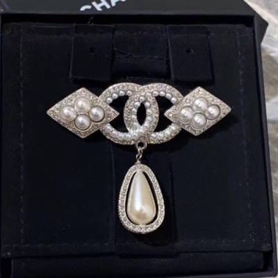 Chanel 2020 Ladies Brooch - 샤넬 2020 여성용 브로치 ACC0410.(실버)