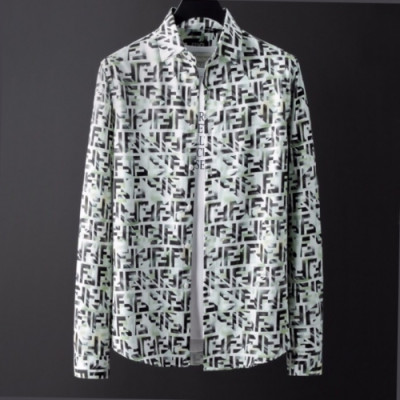 Fendi 2020 Mens Logo Casual Cotton Tshirts - 펜디 2020 남성 로고 캐쥬얼 코튼 셔츠 Fen0721x.Size(m - 3xl).화이트