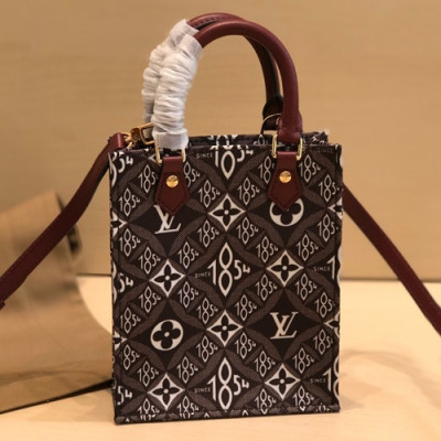 Louis Vuitton 2020 Onthego Mini Tote Shoulder Bag,17cm - 루이비통 2020 온더고 미니 토트 숄더백 M69846,LOUB2092,17cm,브라운