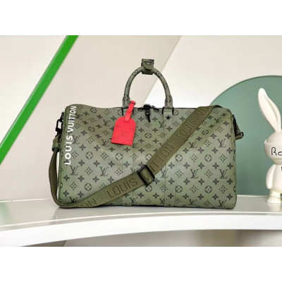 Louis Vuitton 2023 Keepall Bag,50cm - 루이비통 2023 키폴 남여공용 여행가방,M45117,LOUB2122,50cm,그린