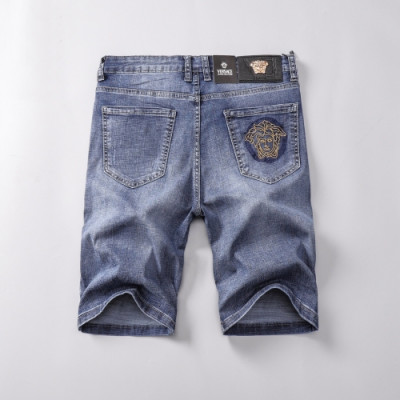 [베르사체]Versace 2020 Mens Medusa Logo Casual Half Pants - 베르사체 2020 남성 메두사 로고 캐쥬얼 반바지 Ver0650x.Size(28 - 38).블루