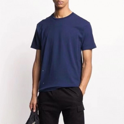 [스톤아일랜드]Stone Island 2020 Mens Crew-neck Cotton Short Sleeved Tshirts - 스톤아일랜드 2020 남성 크루넥 코튼 반팔티 Sto0218x.Size(s - 2xl).블루