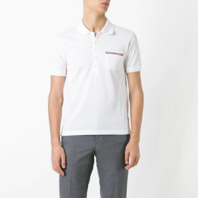 Thom Browne Mens Polo Tshirts - 톰브라운 남성 폴로 반팔티 - tho818x