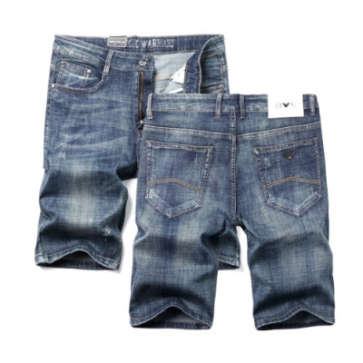 [알마니]Armani 2020 Mens Casual Denim Half Pants - 알마니 2020 남성 캐쥬얼 데님 반바지 Arm0714x.Size(29 - 40).블루