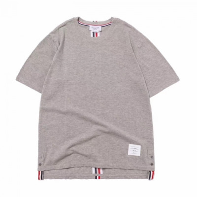 [톰브라운]Thom Browne 2020 Mm/Wm Casual Cotton Short Sleeved Polo Tshirts - 톰브라운 2020 남/녀 캐쥬얼 코튼 폴로 반팔티 Tho0828x.Size(m - 2xl).그레이