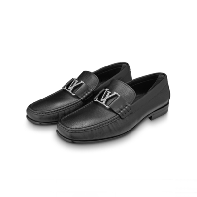 [매장판]Louis Vuitton 2020 Mens Leather Loafer -  루이비통 2020 남성용 레더 로퍼 LOUS1309,Size(240 - 270).블랙