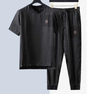 [에르메스]Hermes 2020 Mens Casual Silket Training Short Sleeved Clothes&Pants - 에르메스 2020 남성 캐쥬얼 실켓 반팔 트레이닝복&팬츠 Her0482x.Size(m - 4xl).블랙