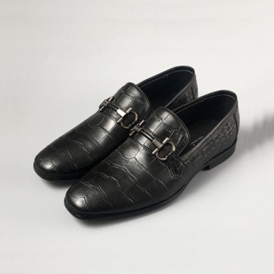 [업 신상]Ferragamo 2020 Mens Leather Loafer - 페라가모 2020 남성용 레더 로퍼  FGMS0432,Size(240 - 270).블랙