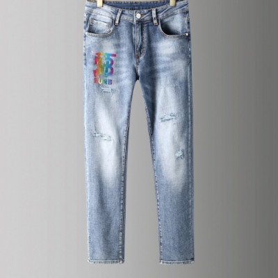 [버버리]Burberry 2020 Mens Business Classic Denim Jeans - 버버리 2020 남성 비지니스 클래식 청바지 Bur02760x.Size(30 - 38).블루