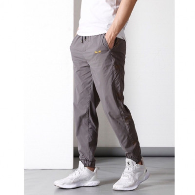 [펜디]Fendi 2020 Mens Casual Initial Logo Casual Training Pants - 펜디 2020 남성 캐쥬얼 이니셜 로고 캐쥬얼 트레이닝 팬츠 Fen0739x.Size(m - 3xl).그레이