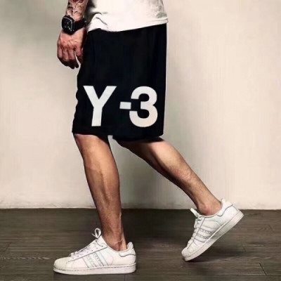 [요지야마모토]Y3 2020 Mens Casual Logo Training Half Pants - 요지야마모토 2020 남성 캐쥬얼 로고 트레이닝 반바지 Y3/0105x.Size(s - 2xl).블랙