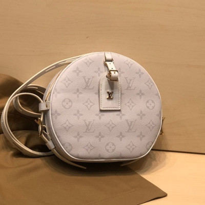 Louis Vuitton 2020 Boite Chapeau Souple Bag,20cm - 루이비통 2020 부아트 샤포 수플 백 M52294,LOUB2190 ,20cm,화이트