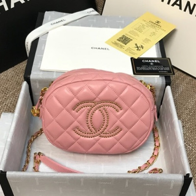 Chanel 2020 Camera Chain Shoulder Cross Bag,20CM - 샤넬 2020 카메라 체인 숄더 크로스백,CHAB1531,20CM,핑크