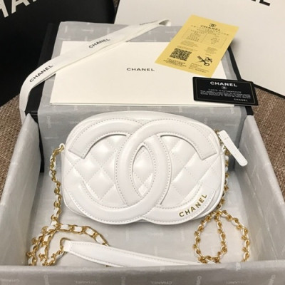 Chanel 2020 Camera Chain Shoulder Cross Bag,20CM - 샤넬 2020 카메라 체인 숄더 크로스백,CHAB1535,20CM,화이트