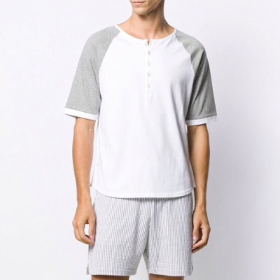 [톰브라운]Thom Browne 2020 Mens Casual Short Sleeved Tshirts - 톰브라운 2020 남성 캐쥬얼 반팔티 Tho0878x.Size(m - 3xl).화이트