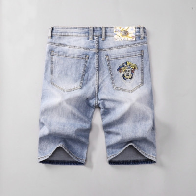 [베르사체]Versace 2020 Mens Medusa Logo Casual Half Pants - 베르사체 2020 남성 메두사 로고 캐쥬얼 반바지 Ver0668x.Size(28 - 38).블루