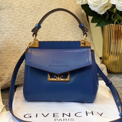 Givenchy 2020 Leather Tote Shoulder Bag,20CM - 지방시 2020 레더 토트 숄더백,GVB0332,20CM,블루