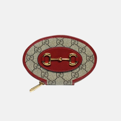 Gucci 2020 Ladies Canvas Coin Wallet ,622040 - 구찌 2020 여성용 캔버스 동전지갑,GUW0150, 브라운레드