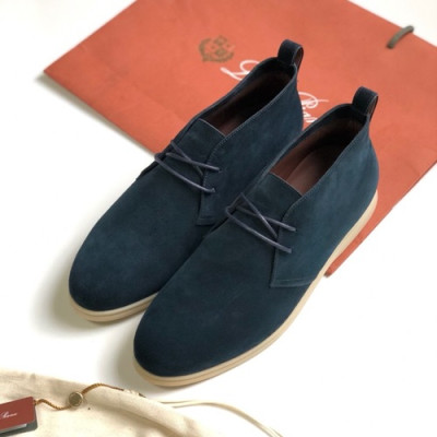 Loro Piana 2020 Mens Suede Sneakers - 로로피아나 2020 남성용 스웨이드 스니커즈 LOROS0034.Size(245 - 280).네이비