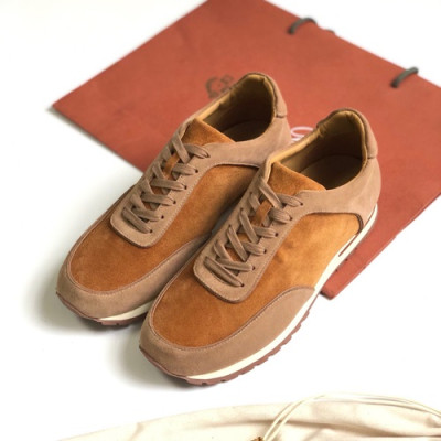 Loro Piana 2020 Mens Suede Sneakers - 로로피아나 2020 남성용 스웨이드 스니커즈 LOROS0045.Size(245 - 280).브라운