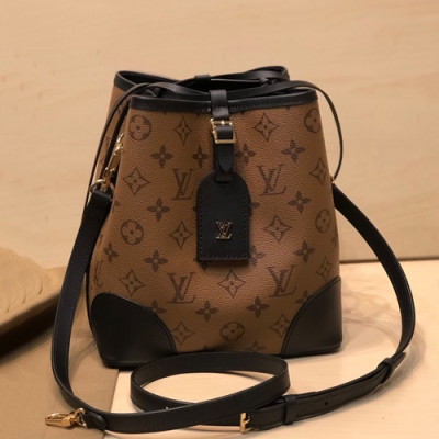 Louis Vuitton 2020 Bucket Shoulder Cross Bag,22cm - 루이비통 2020 버킷 숄더 크로스백 M57099,LOUB2218,22cm,브라운