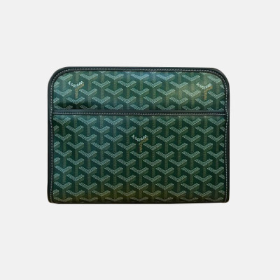 Goyard 2020 PVC Clutch Bag,25cm - 고야드 2020 PVC 남여공용 클러치백,GYB0262,25cm,그린