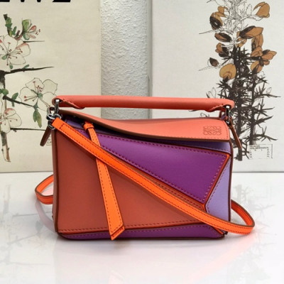 Loewe 2020 Puzzle Mini Shoulder Bag, 18CM - 로에베 2020 퍼즐 미니 숄더백 ,LOEB0420, 18CM, 오렌지