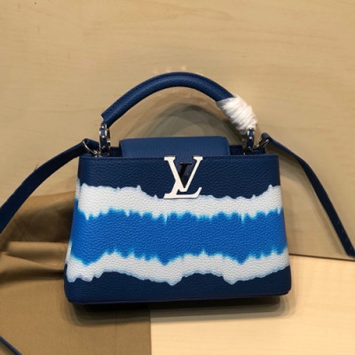 Louis Vuitton 2020 Capucines Tote Shoulder Bag,27/31cm - 루이비통 2020 카푸신 토트 숄더백  M48865,LOUB2222 ,27/31cm,블루