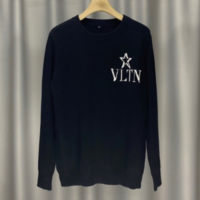 [발렌티노]Valentino 2020 Mens Logo Crew-neck Sweaters - 발렌티노 2020 남성 로고 크루넥 스웨터 Val0423x.Size (s - 2xl).블랙