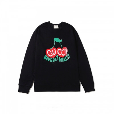 [구찌]Gucci 2020 Mm/Wm Logo Crew-neck Cotton Oversize Tshirts - 구찌 2020 남자 로고 코튼 크루넥 코튼 오버사이즈 긴팔티 Guc02943x.Size(s - 2xl).블랙