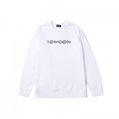 [발렌시아가]Balenciaga 2020 Mens Logo Crew-neck Cotton Tshirts - 발렌시아가 2020 남성 로고 크루넥 코튼 맨투맨 Bal0710x.Size(s - 2xl).화이트