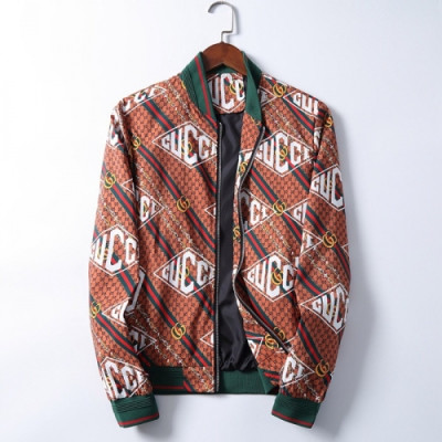 [구찌]Gucci 2020 Mens Logo Casual Jackets - 구찌 2020 남성 로고 캐쥬얼 자켓 Guc02965x.Size(m - 3xl).브라운