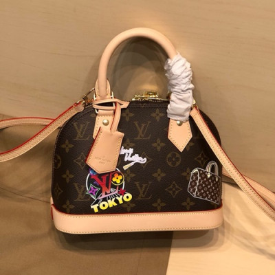 Louis Vuitton 2020 Alma Tote Shoulder Bag,23.5cm - 루이비통 2020 알마 여성용 토트숄더백,M53152,LOUB2254 ,23.5cm,브라운