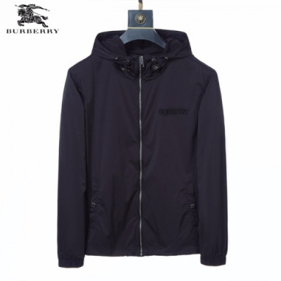 [버버리]Burberry 2020 Mens Classic Casual Windproof Jackets - 버버리 2020 남성 클래식 캐쥬얼 방풍 자켓 Bur02848x.Size(m - 2xl).블랙