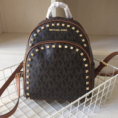 Michael Kors 2020 PVC Back Pack,32cm - 마이클 코어스 2020 PVC 백팩,MKB0330,32cm,브라운