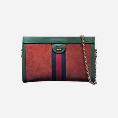 Gucci 2020 Ophidia Women Suede Chain Shoulder Bag ,26CM - 구찌 2020 오피디아 여성용 스웨이드 체인 숄더백 ,503877,GUB1201,26CM,오렌지