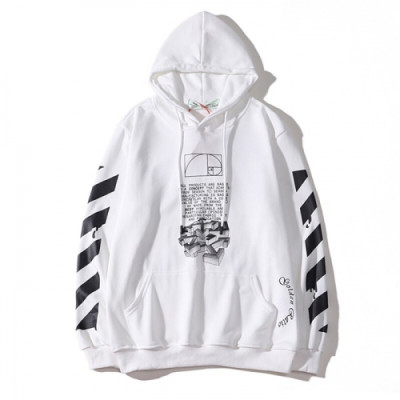 [오프화이트]Off-white 2020 Mm/Wm Logo Cotton Oversize HoodT - 오프화이트 2020 남자 로고 코튼 오버사이즈 후드티 Off0490x.Size(m - 2xl).화이트