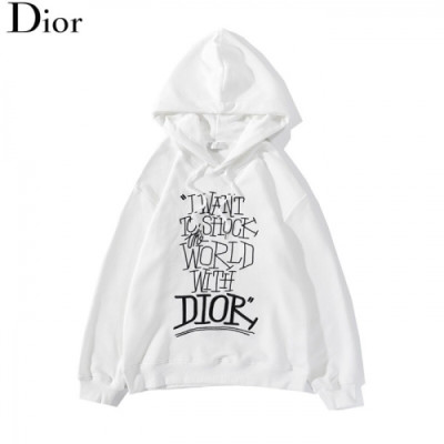 [디올]Dior 2020 Mm/Wm  Logo Casual Cotton Hoodie - 디올 2020 남/녀 로고 캐쥬얼 코튼 후디 Dio0770x.Size(m - 2xl).화이트