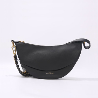 Mark Jacobs 2020 Leather Women Shoulder Bag,43cm - 마크제이콥스 2020 레더 여성용 숄더백,MJB0185,43cm,블랙