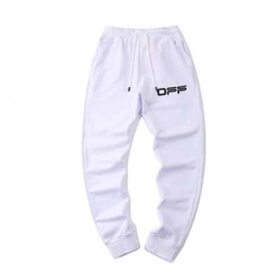 [오프화이트]Off-White 2020 Mens Logo Cotton Training Pants - 오프화이트 2020 남성 로고 코튼 트레이닝 팬츠 Off0504x.Size(m - 2xl).화이트