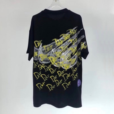 [디올]Dior 2020 Mens Casual Crew-neck Short Sleeved Tshirts - 디올 2020 남성 캐쥬얼 크루넥 반팔티 Dio0781x.Size(s - 2xl).블랙