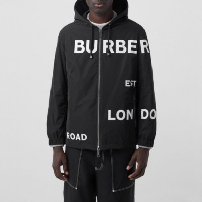 [버버리]Burberry 2020 Mens Classic Casual Windproof Jackets - 버버리 2020 남성 클래식 캐쥬얼 방풍 자켓 Bur02879x.Size(m - 3xl).블랙