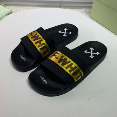 Off-white 2020 Mm / Wm Slipper - 오프화이트 2020 남여공용 슬리퍼 OFFS0047.Size(225 - 275),블랙